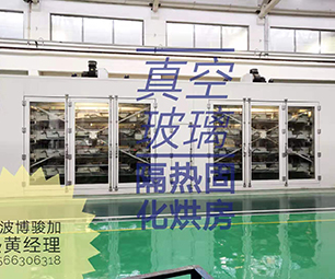 Vacuum glass heat insulation curing oven